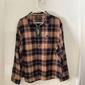 Stanley Workwear Men's Flannel Plaid Shirts Long Sleeve Casual Button Down Shirt